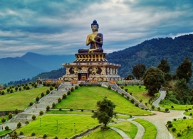 Sikkim Himalayan landscape and travel destination