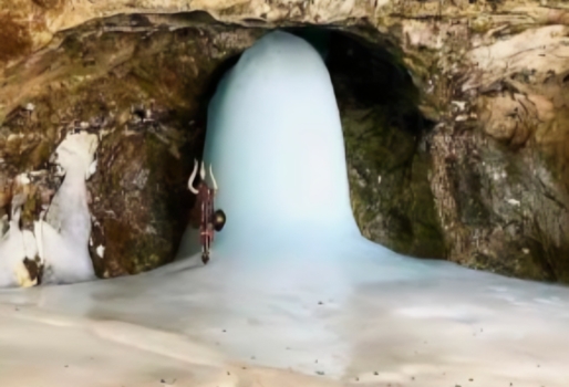 Amarnath Yatra Sadhus and Pilgrims