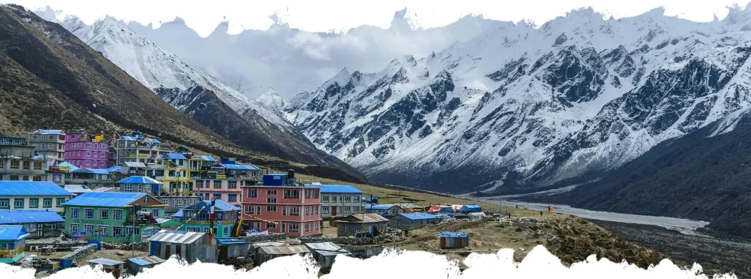 Sikkim Buddha Park and Himalayas
